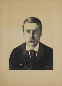 31769 Portret van J.H. Adriani, geboren 1874, secretaris van de Armenraad (1913-1939), echtgenoot van de kunstenares, ...